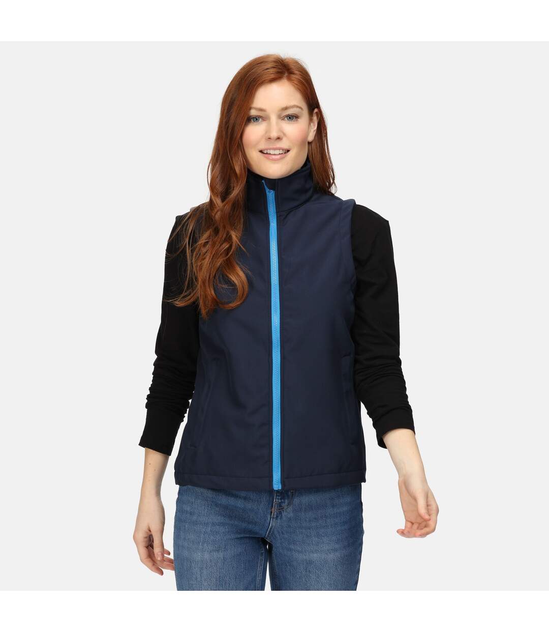 Regatta - Veste softshell sans manches ABLAZE - Femme (Bleu marine/bleu) - UTPC4064