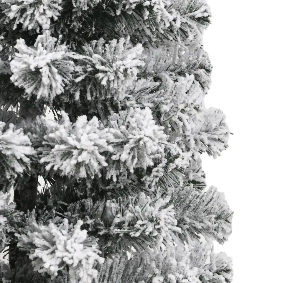 vidaXL - Gescharnierde Kunstkerstboom - Wit - 120 cm