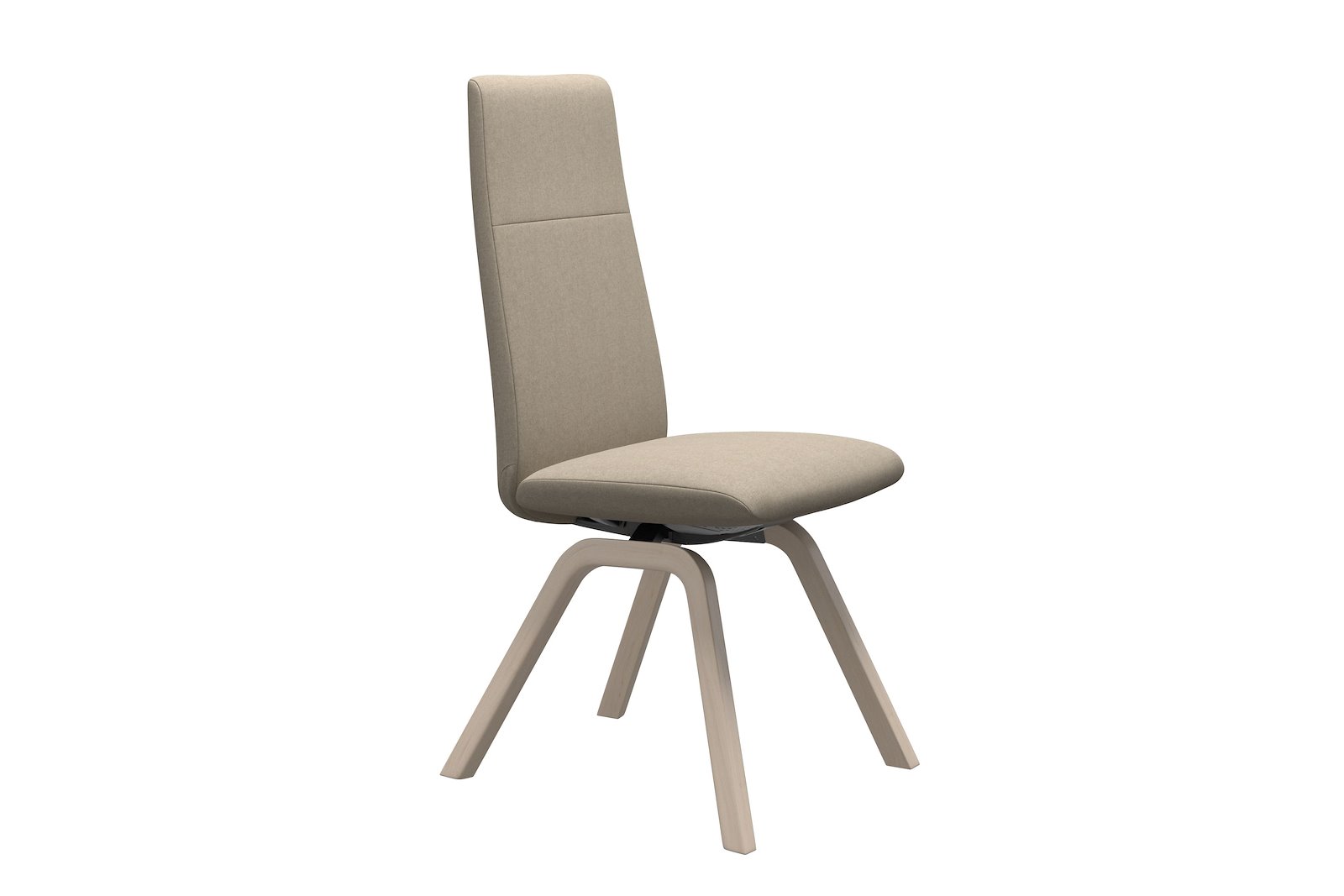 Chilli spisestol Tekstil Calido - Light Beige - Whitewash