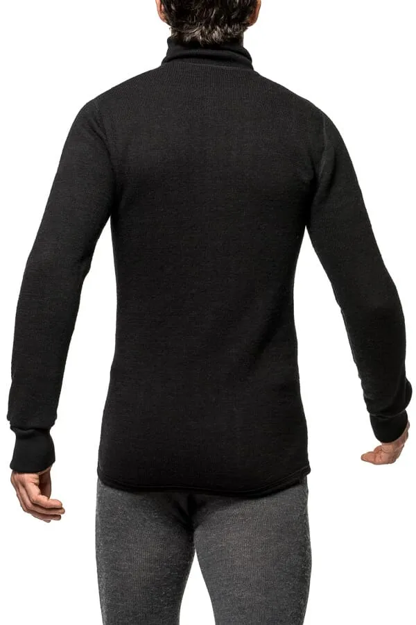 Woolpower Zip Turtleneck 400 Black