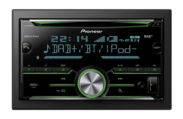 Pioneer FH-X840DAB - Bil - CD-modtager - in-dash - Double-DIN - 50 watt x 4