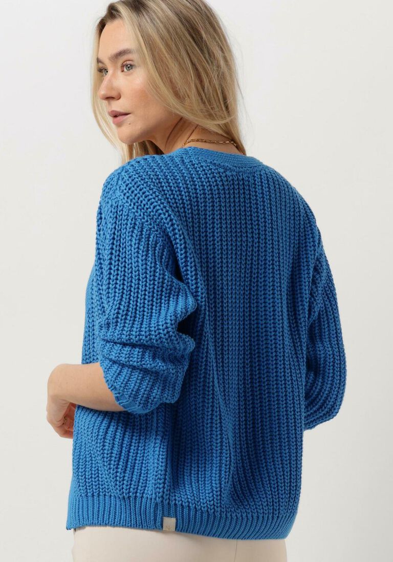 NUKUS donkerblauwe nukus vest gladys cardigan fancy