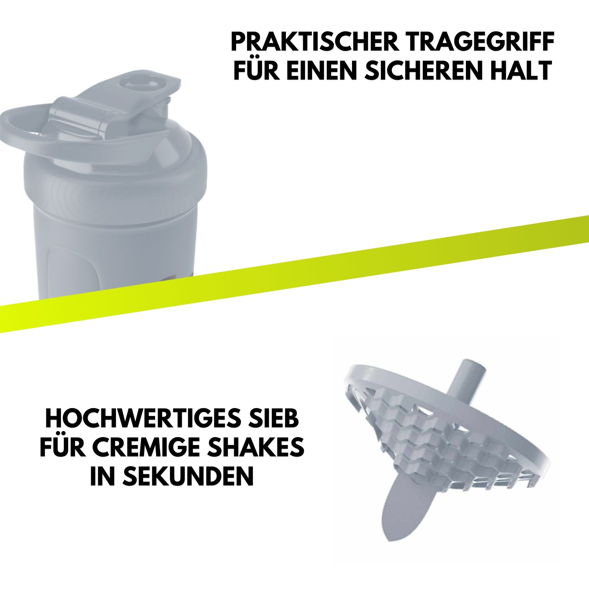 GYMSHAKER Protein Shaker Edelstahl