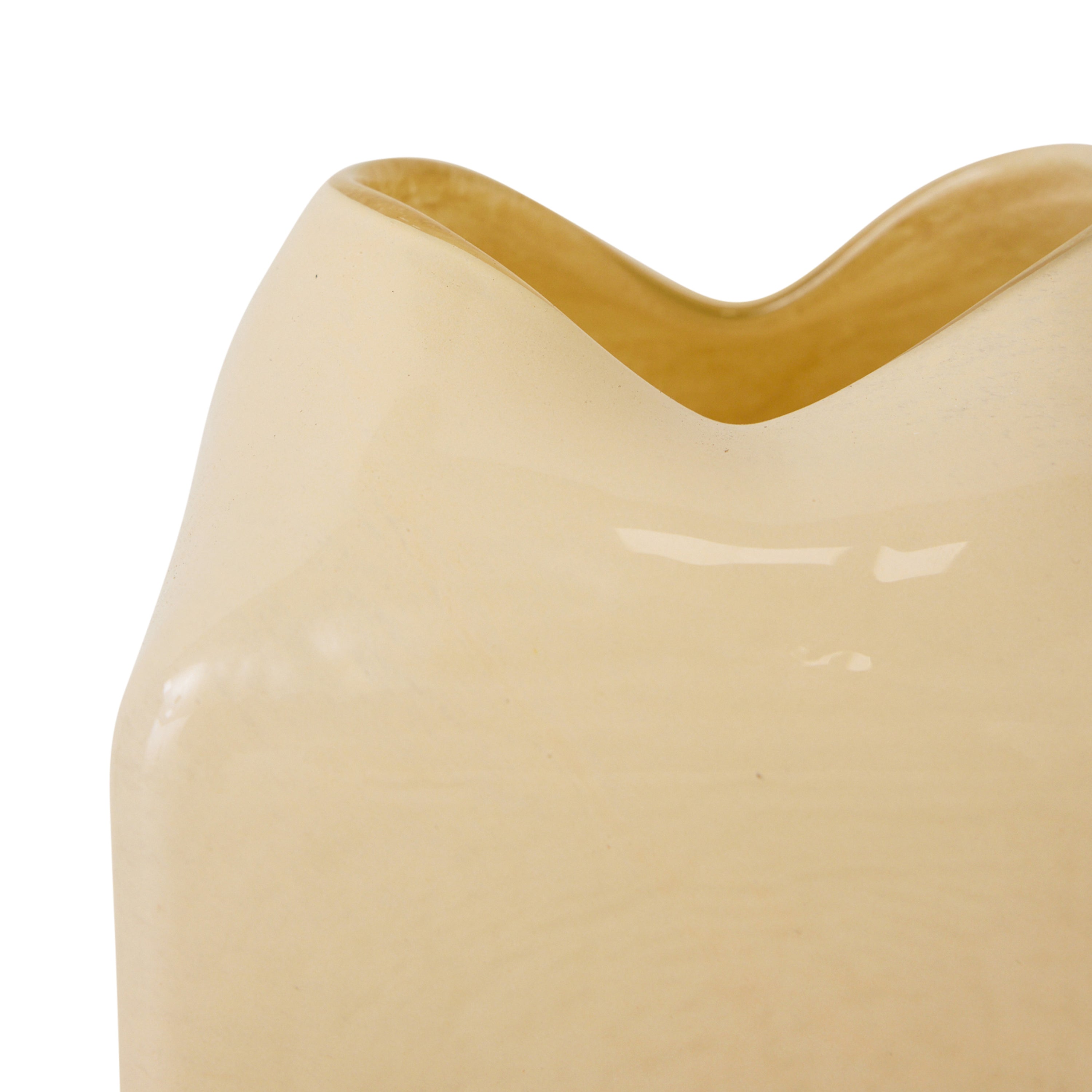 HKliving Forma Vaas - Cream