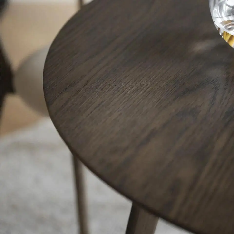Rowico Home Yumi Ronde Houten Eettafel Ø 115 - Donker Eiken