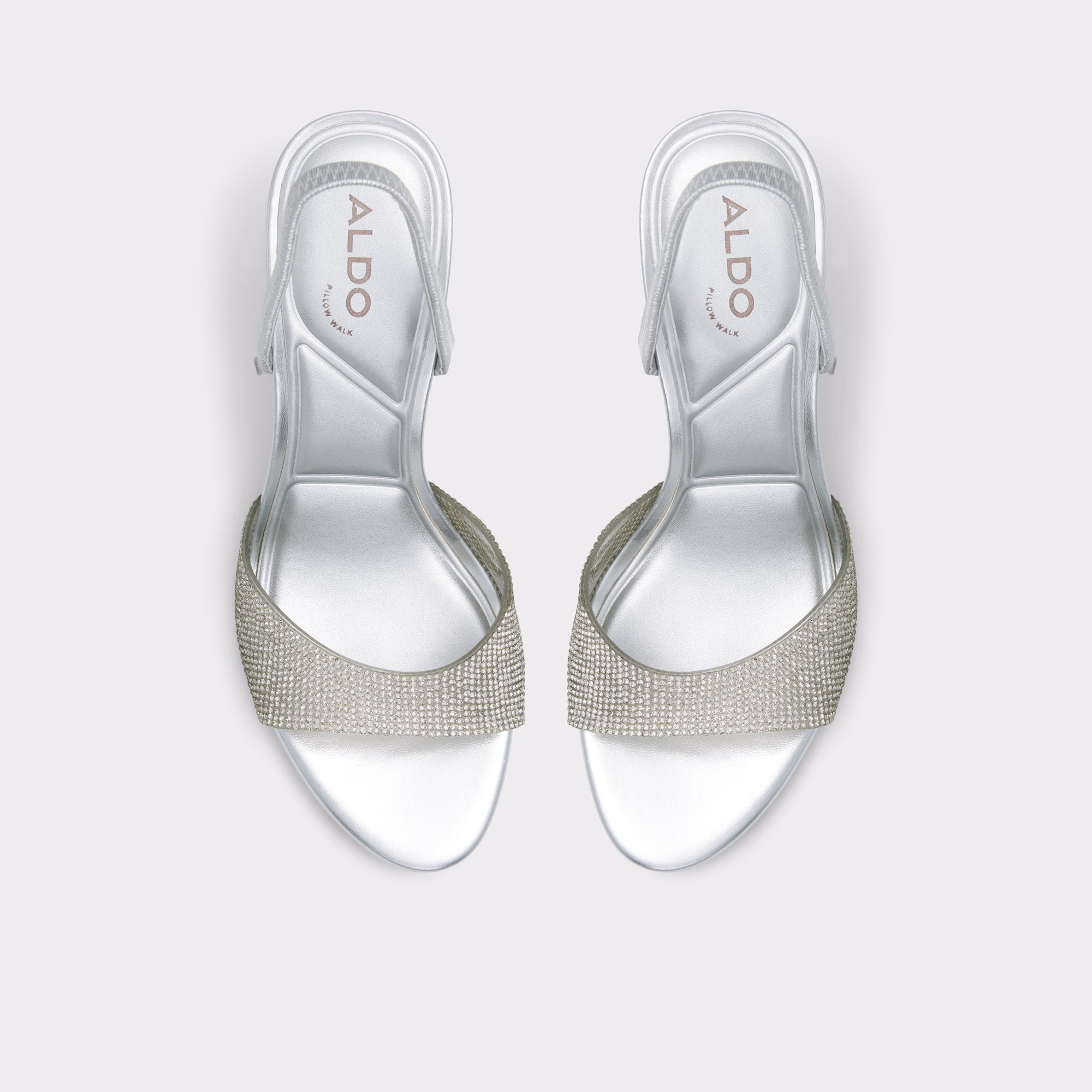 Aitana Silver Women Heeled sandals