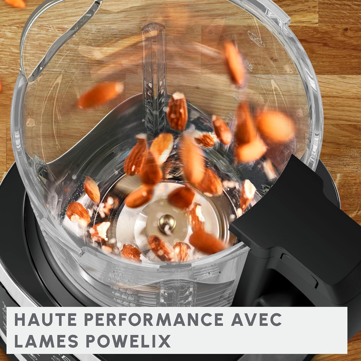 Moulinex Blender chauffant, 1400 W, 10 programmes automatiques, Lames amovibles, Fonction nettoyage en profondeur, Panier vapeur, Perfectmix Cook LM83SD10, Métal