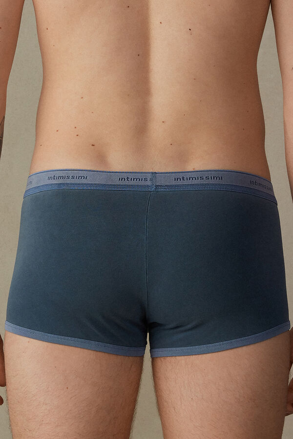 Cuecas boxer tingidas em peça com elastano e algodão Supima®