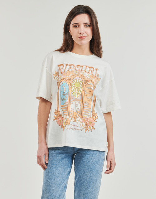 Rip Curl - TROPICAL TOUR HERTIAGE TEE - Beige