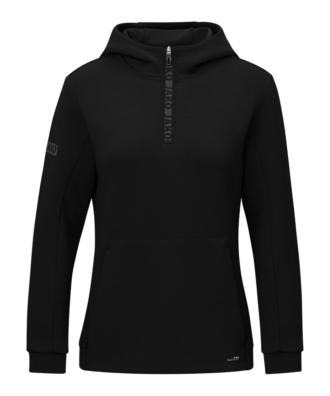 JAKO Pro Casual Hoody Damen Schwarz F800