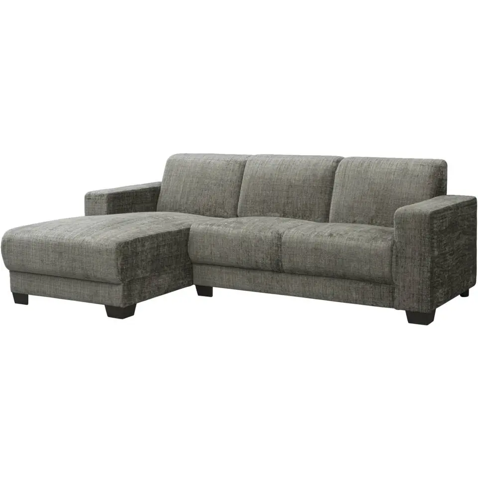 Bank Aberdeen met chaise longue links - Cremona - grijs