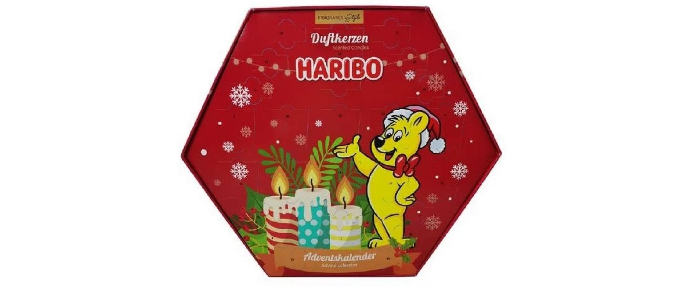Adventskalender Haribo AssortiertAdevtskalneder Duftkerzen