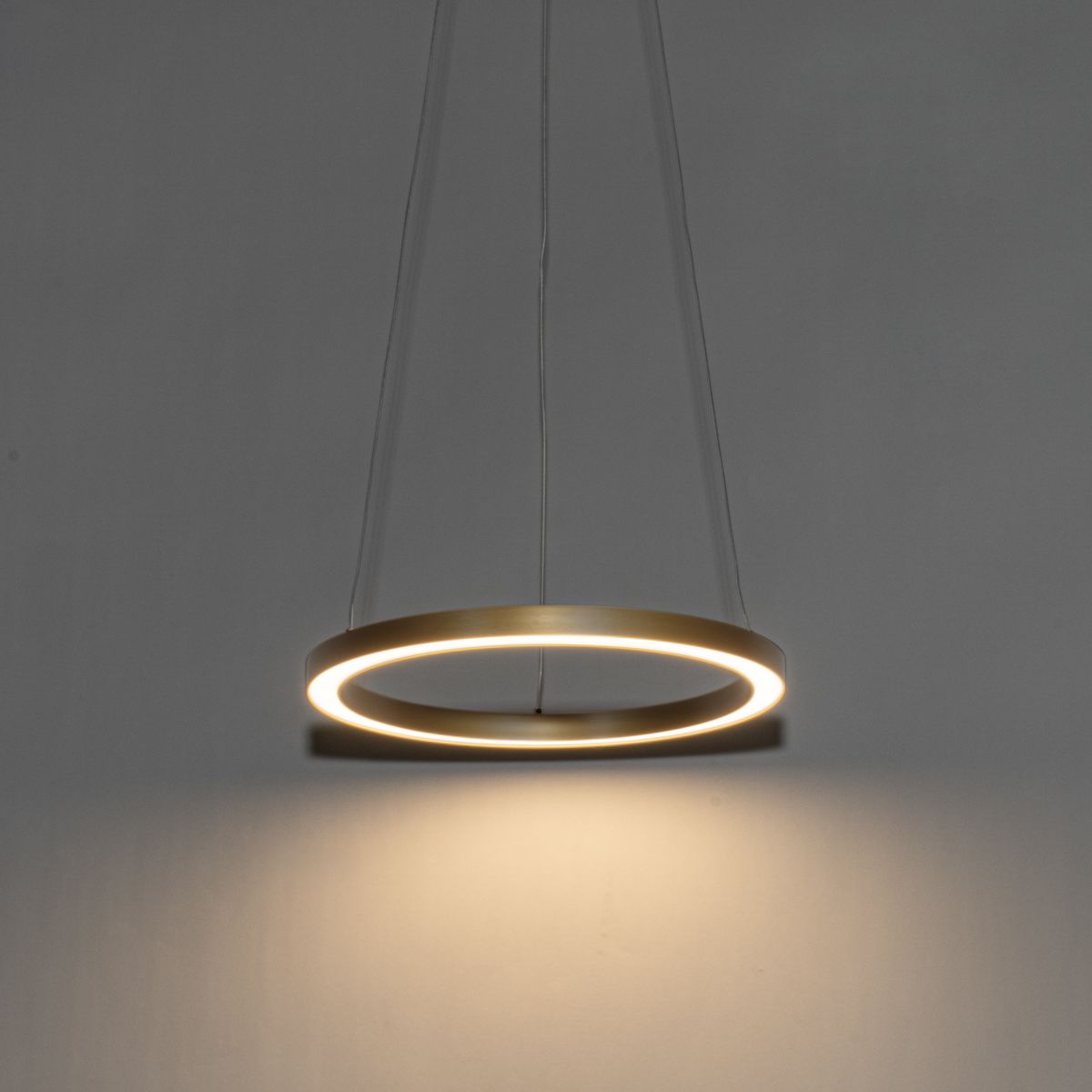 Hanglamp goud 40cm incl. LED 3-staps dimbaar - Girello