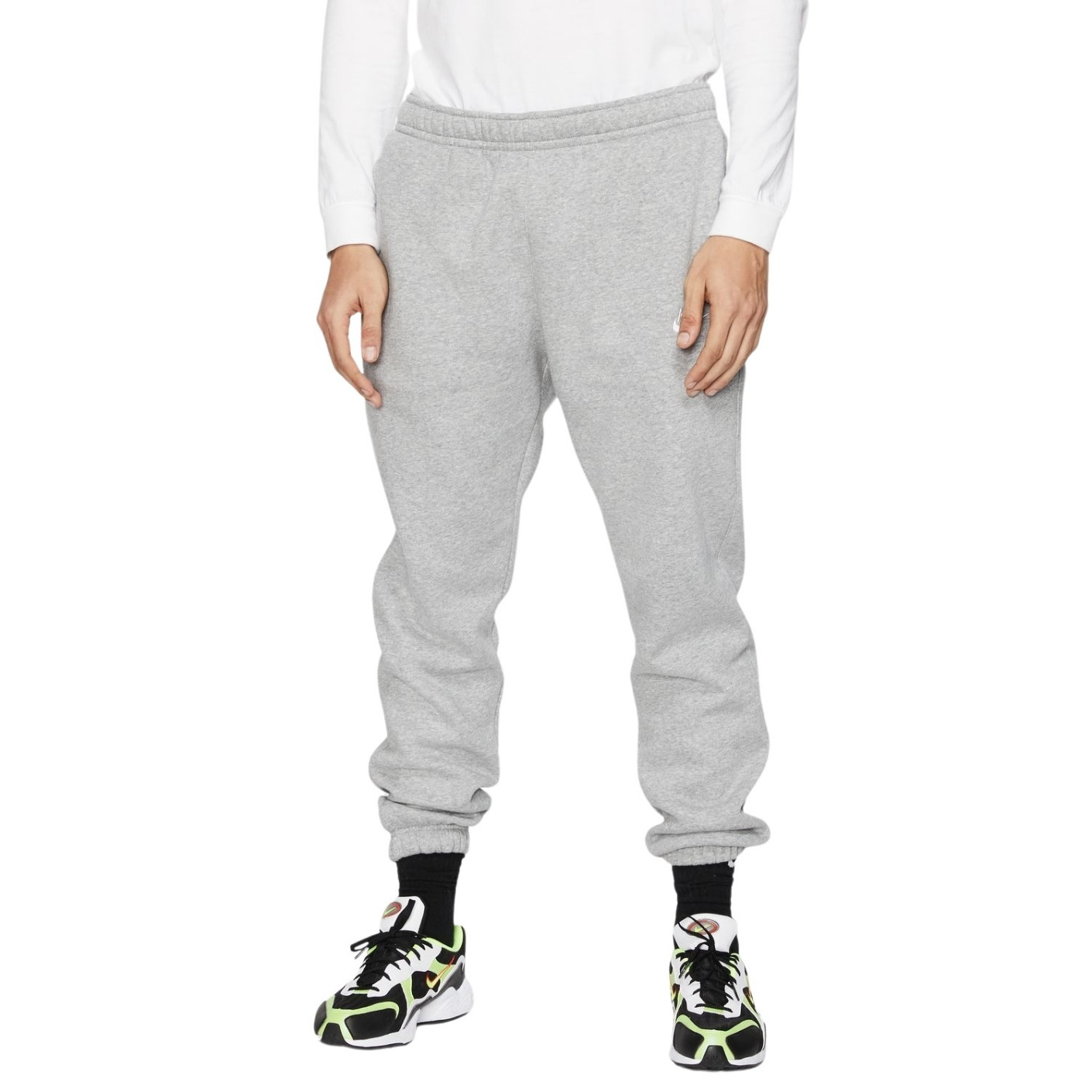 Nike Sportswear Club Fleece Trainingspak Grijs Wit