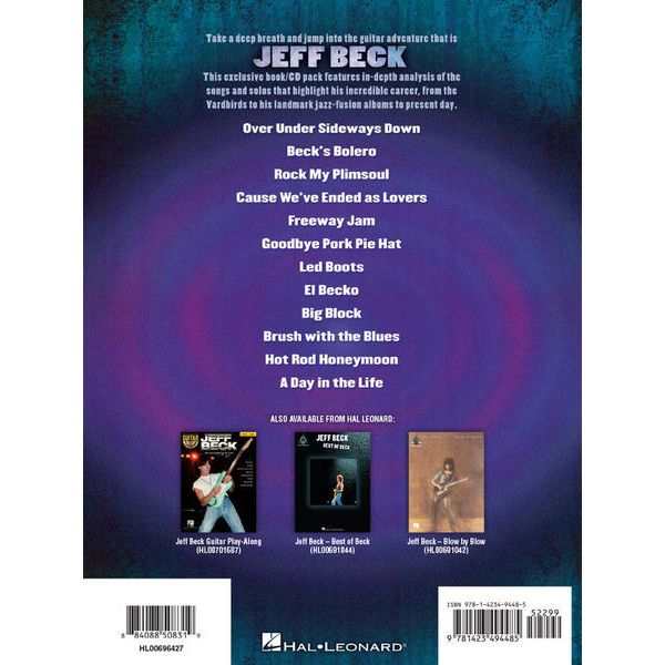 Hal Leonard Jeff Beck Guitar Signature