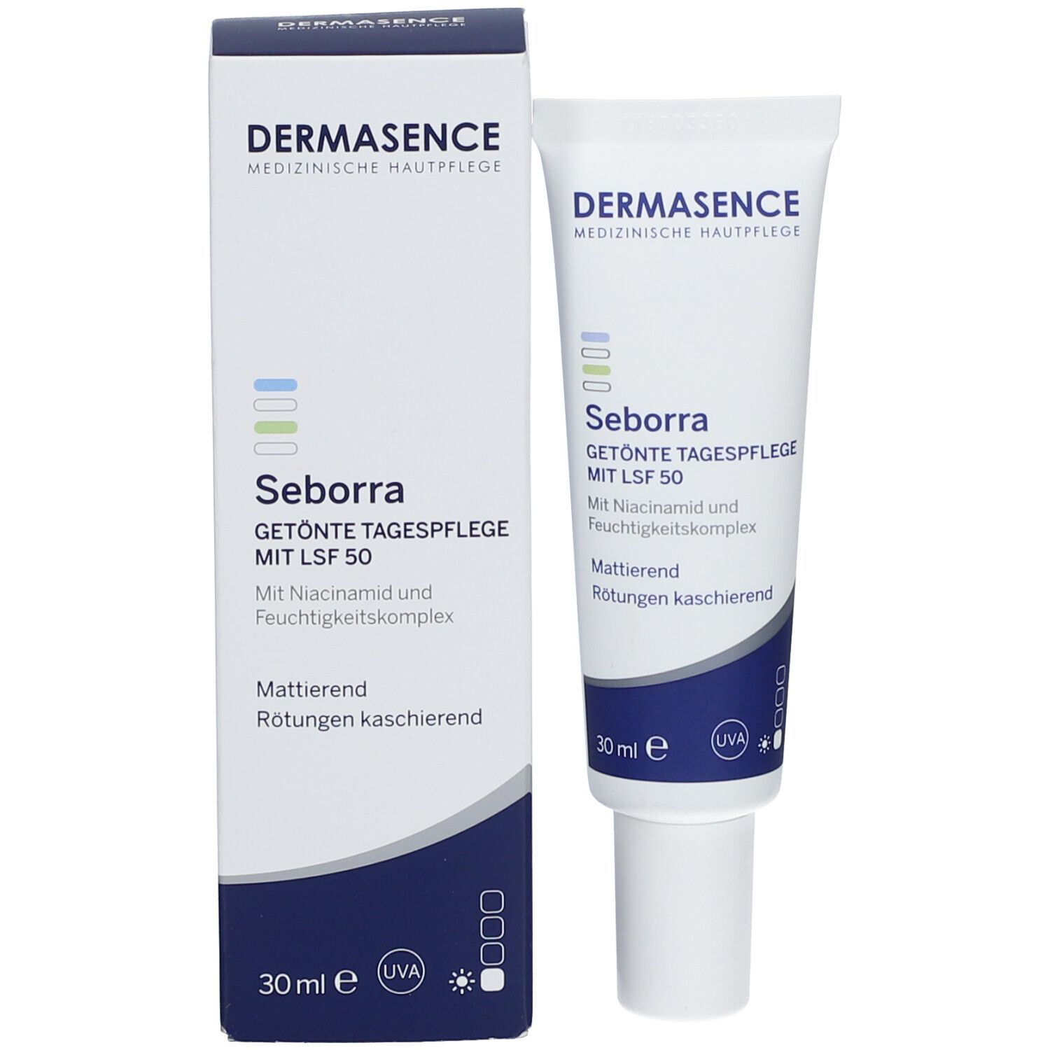 DERMASENCE Seborra Getönte Tagespflege mit LSF 50