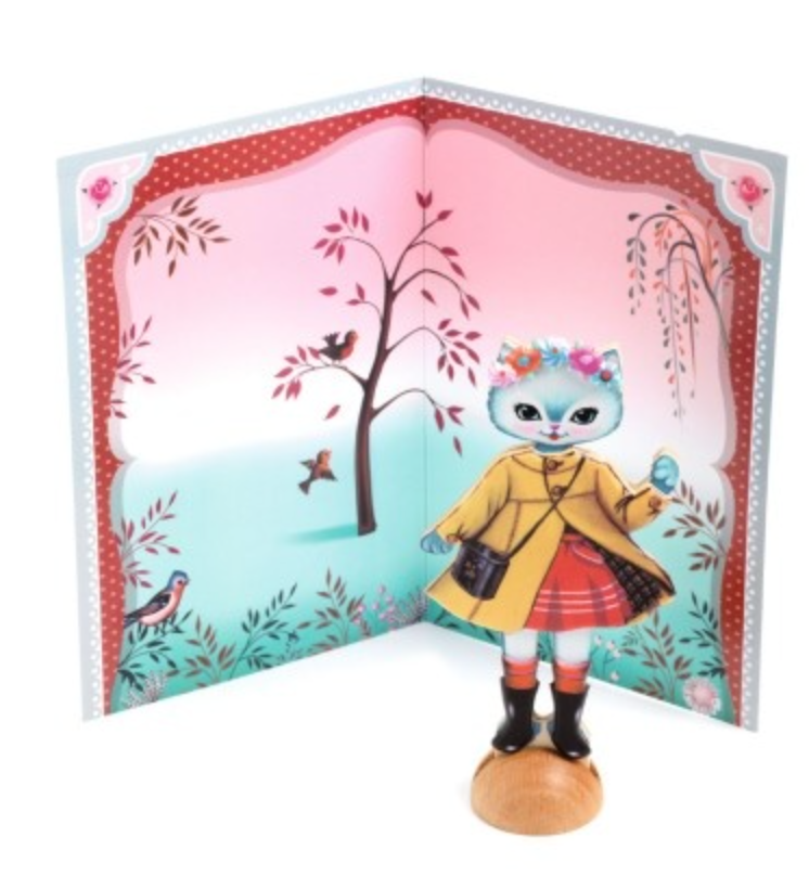 Djeco dj09859 Knutselset aankleden Poezen