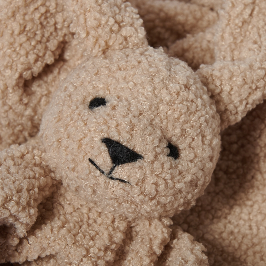 Nordic Coast Company Schnuffeltuch Hase Teddy beige