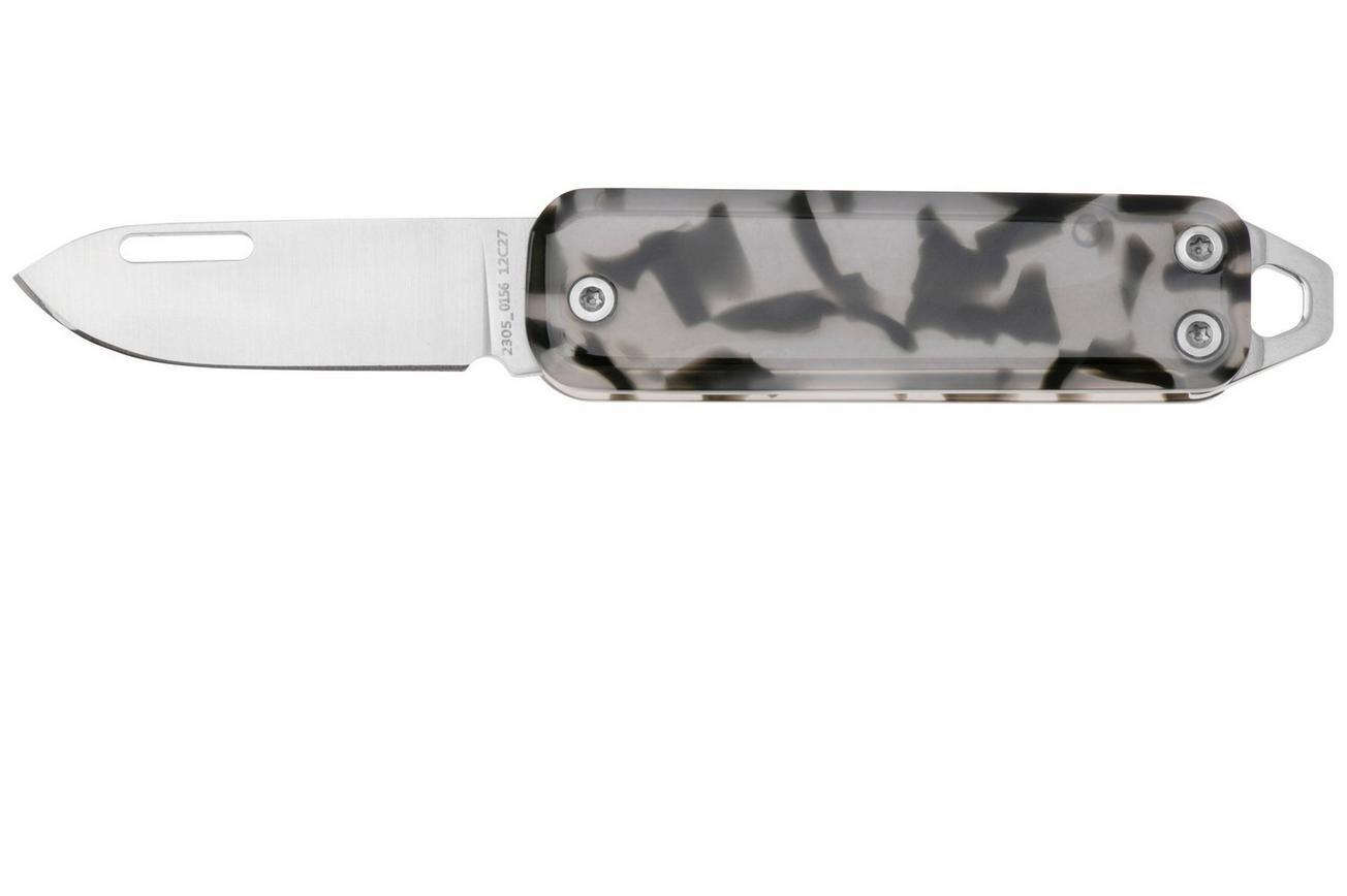 The James Brand The Elko KN117203-00 Smokey Tortoise Acetate, Stainless Steel, Knivesandtools Exclusive zakmes