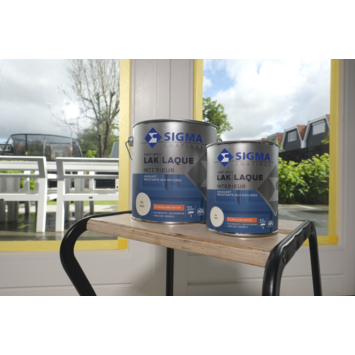 Sigma Interieur binnenlak hoogglans RAL 9010 2,5 liter