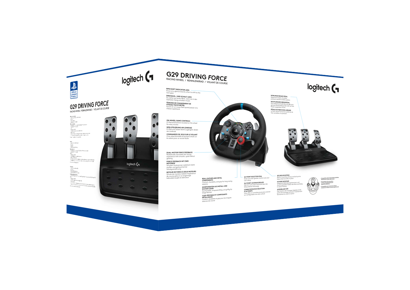 Logitech - G29 Driving Force PS3/PS4/PS5 + Astro A10 Bundle