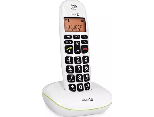 DORO - Téléphone sans fil PhoneEasy 100w Solo blanc