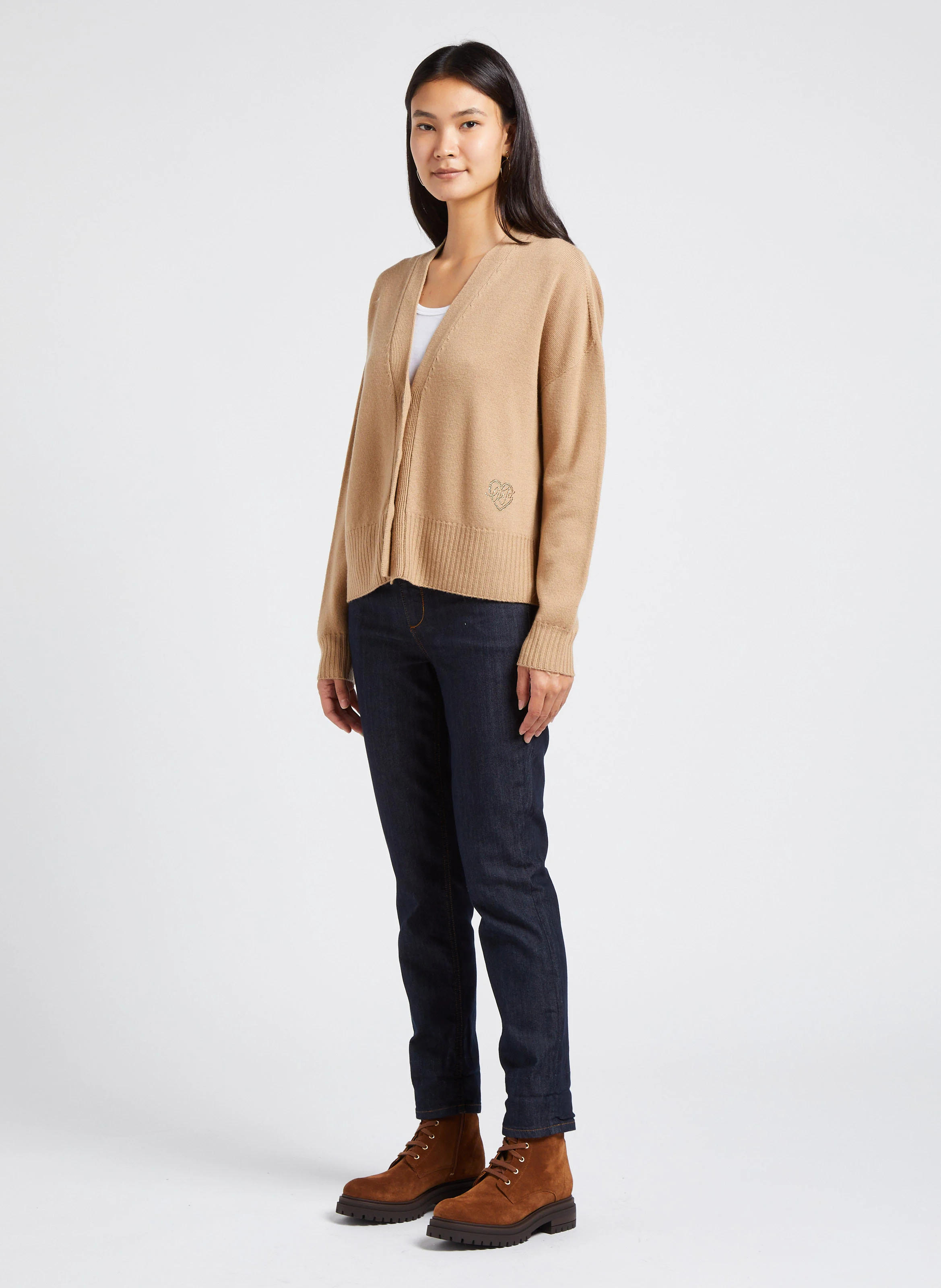 NORA - Bottines à talons en cuir | Marron
