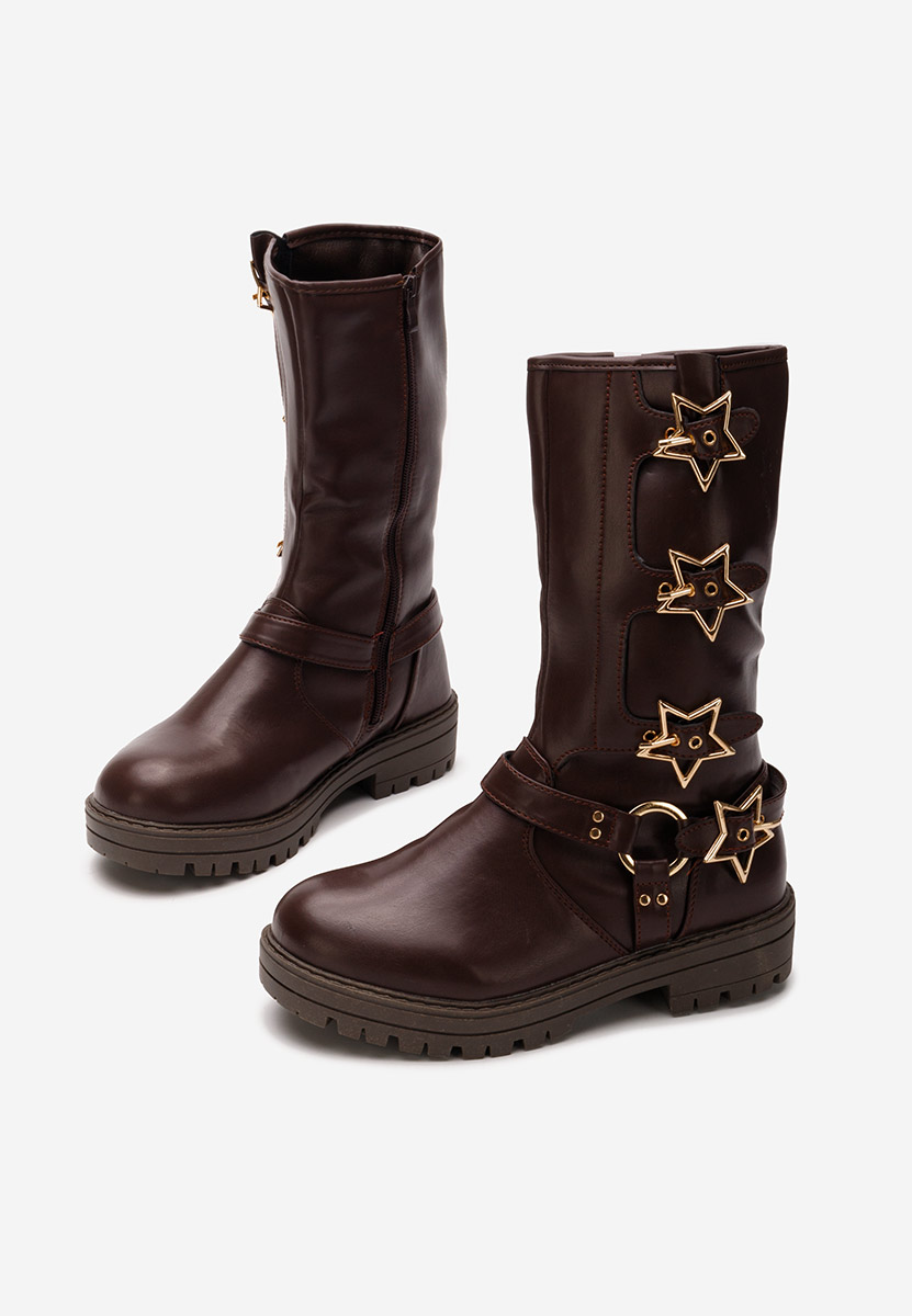 Bottes pour filles brunes Aselada