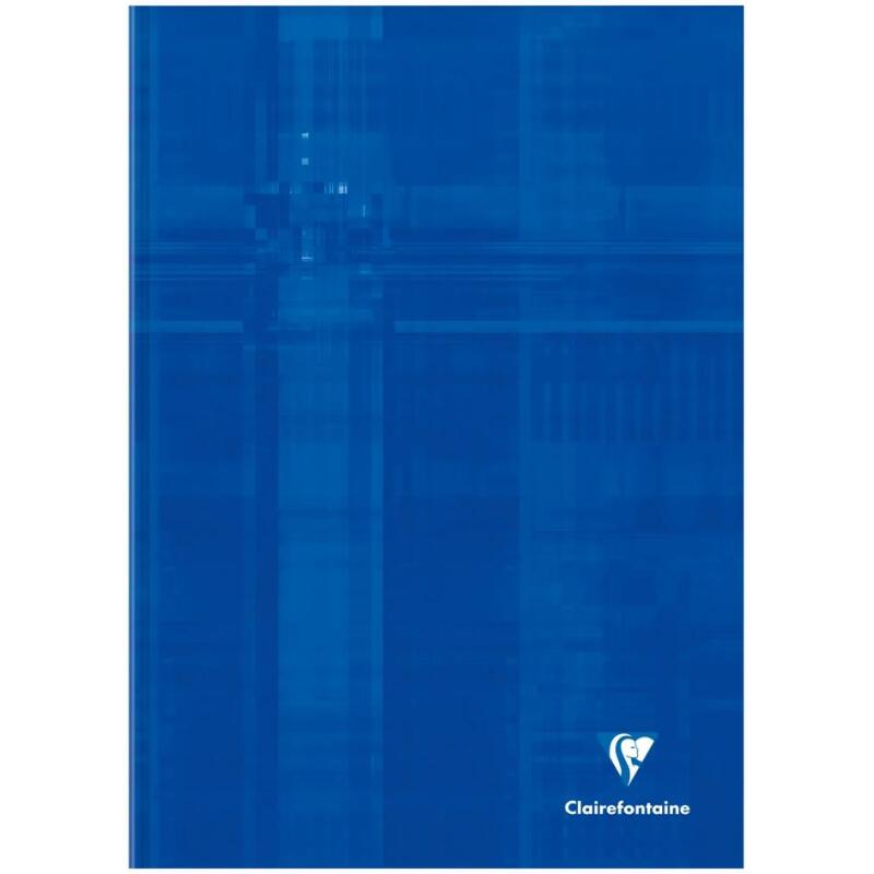 Cahier brochure rembordée rigide A4 96 feuilles lignées couleur aléatoire