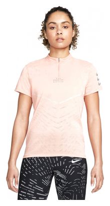 Maillot manches courtes Femme Nike Dri-Fit ADV Run Division Rose