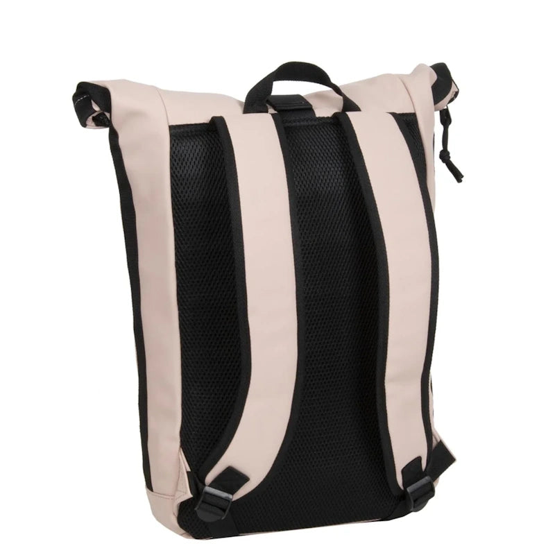 New Rebels Mart Waterproof Rolltop Rugzak Laptopvak 15,6'' Oud Rose