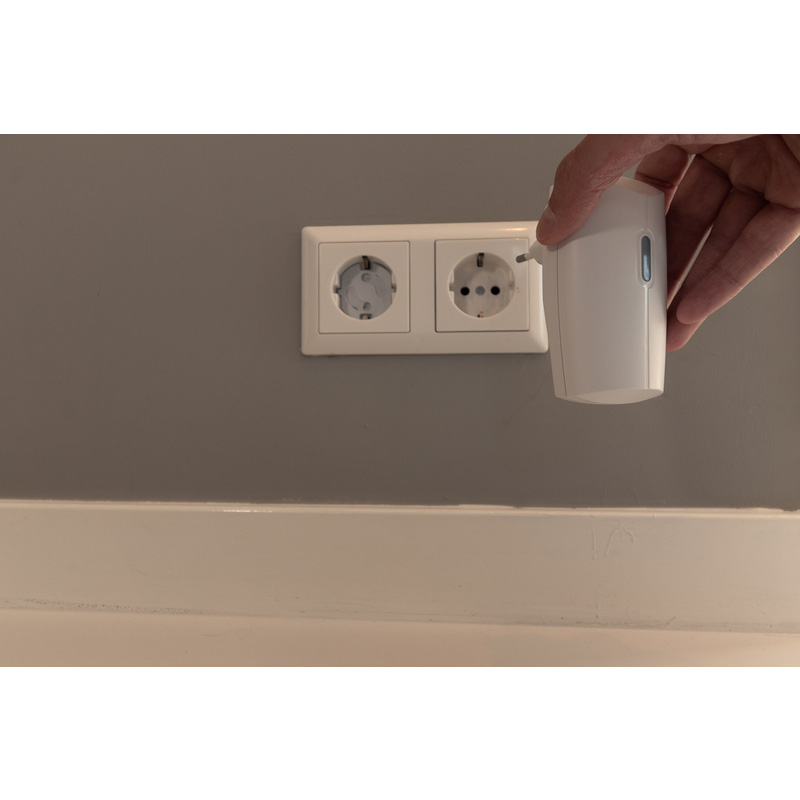 KlikAanKlikUit draadloze draagbare deurbelset ACDB-8000AC Wit