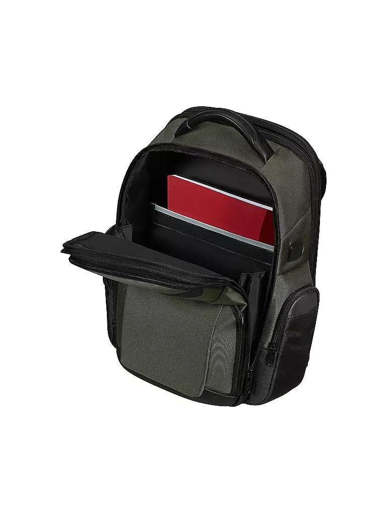 SAMSONITE Rucksack PRO-DLX erweiterbar Green dunkelgrün