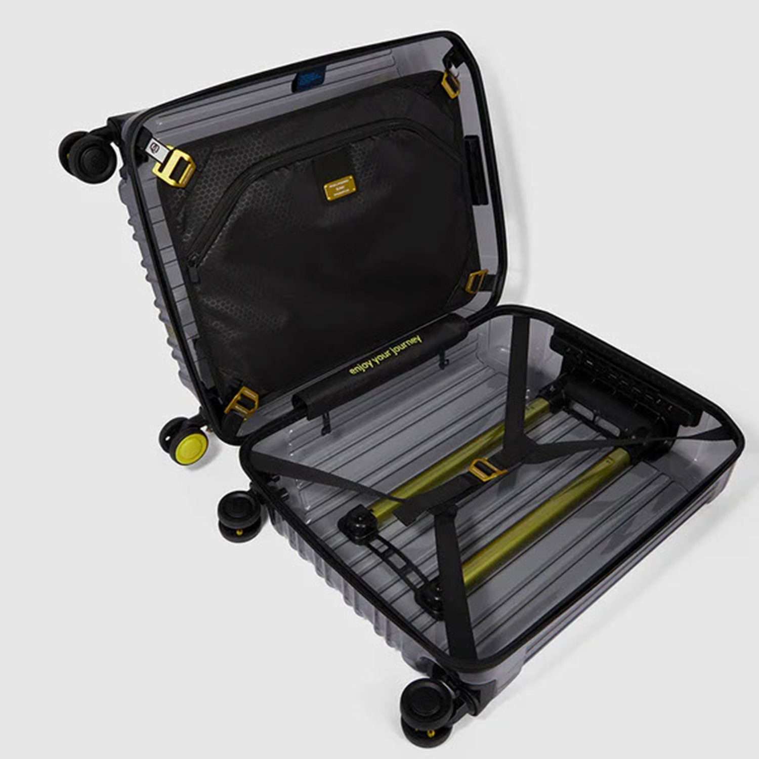 Piquadro Piquadro Transparent Cabin Trolley 55 grey