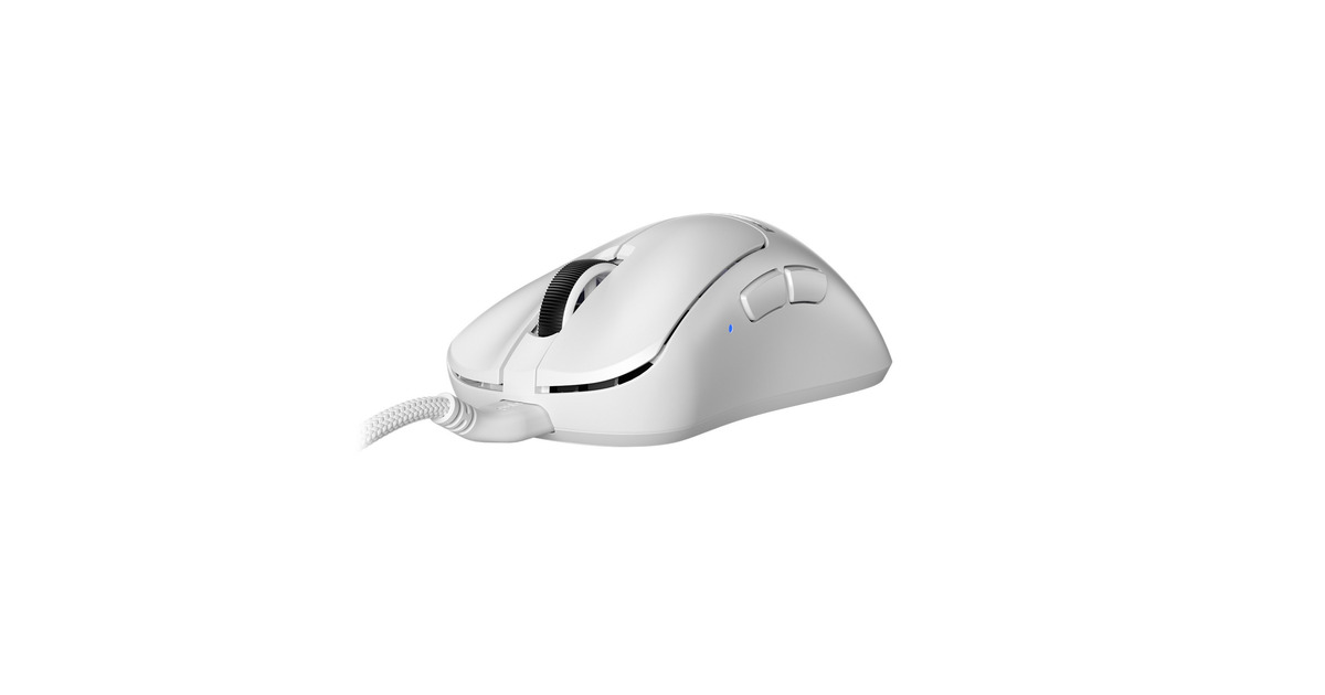 PulsarXlite Medium Wired Gaming Mouse  (Wit, 26000 dpi)
