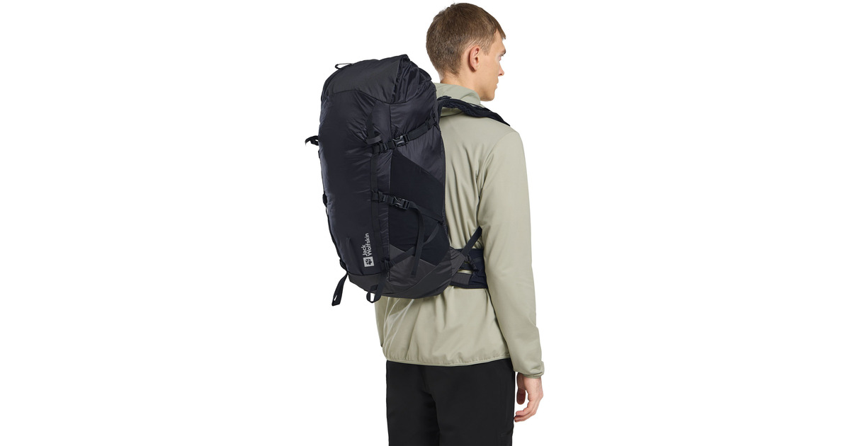 Jack Wolfskin3d Prelight Rise 35 rugzak  (Zwart, 35 liter)