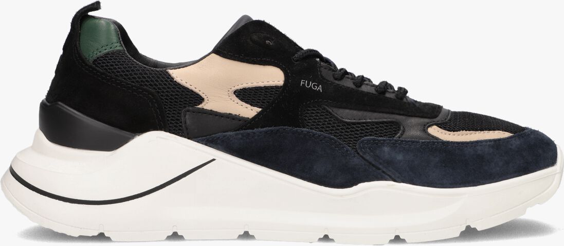 D.A.T.E zwarte d.a.t.e lage sneakers fuga heren