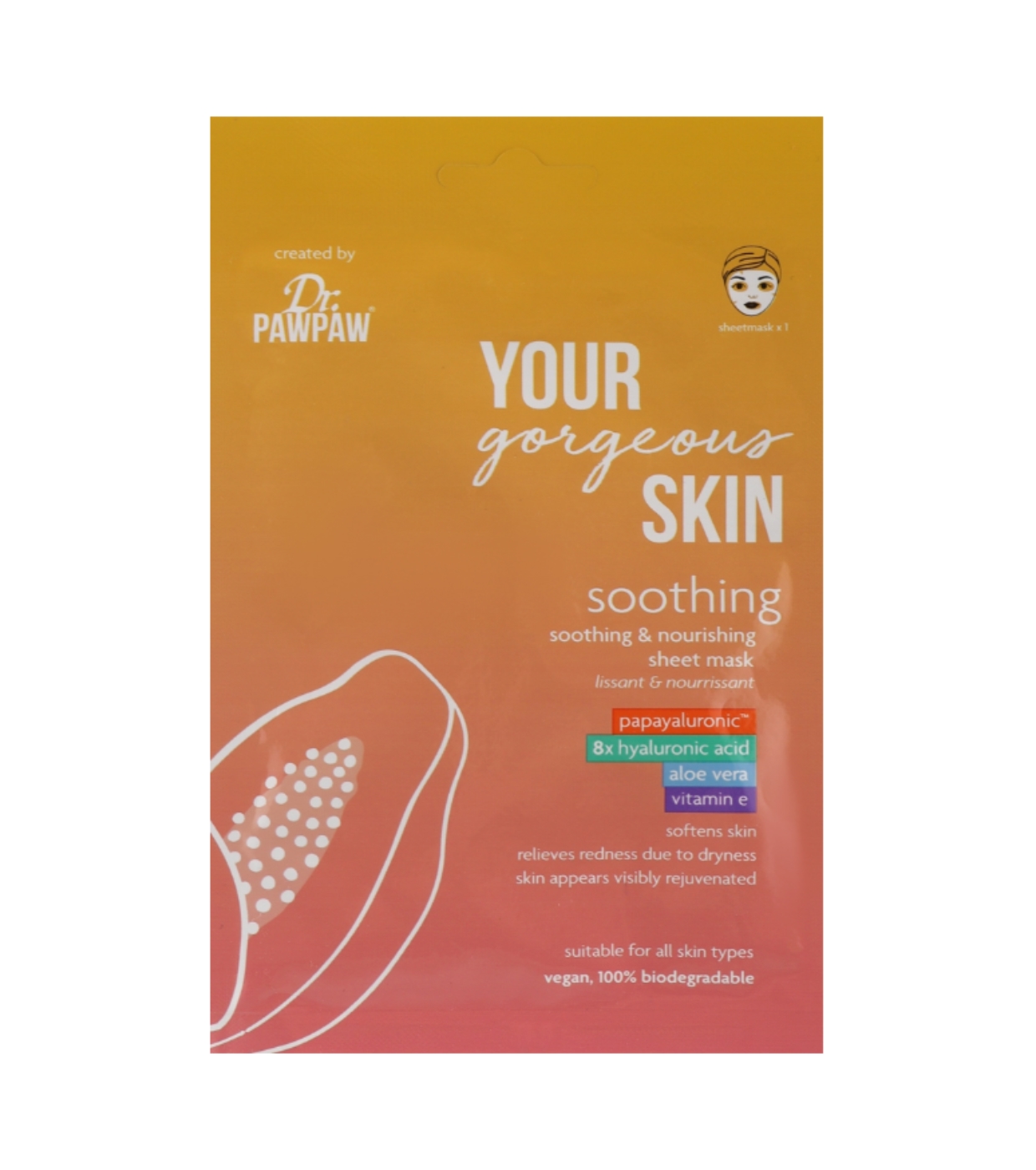 Dr. Paw Paw - *Your Gorgeous Skin* - Máscara facial calmante