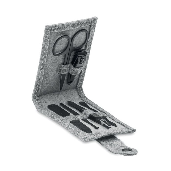 GiftRetail MO2140 - NAILKIT FELT Set de manucure 6 pièces