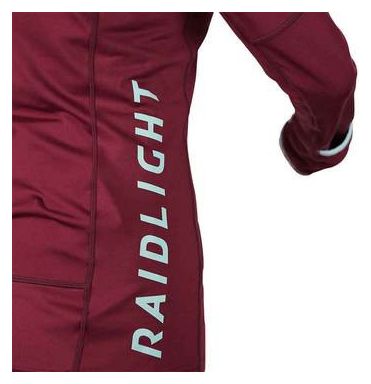 Maillot manches longues 1/2 Zip Raidlight Wintertrail Rouge Femme