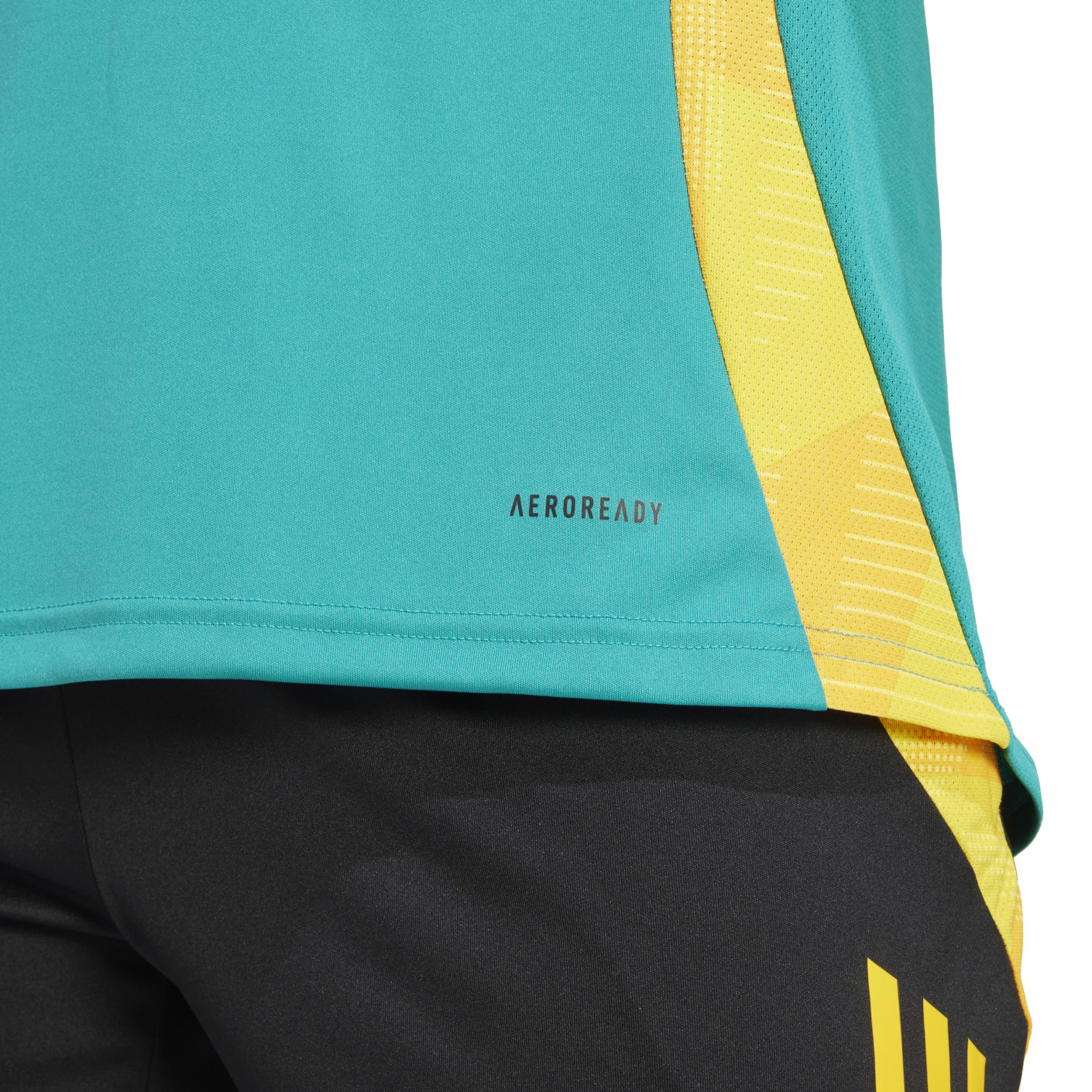 Adidas Jamaica Trainingsshirt 2024-2026 Groen Zwart Geel