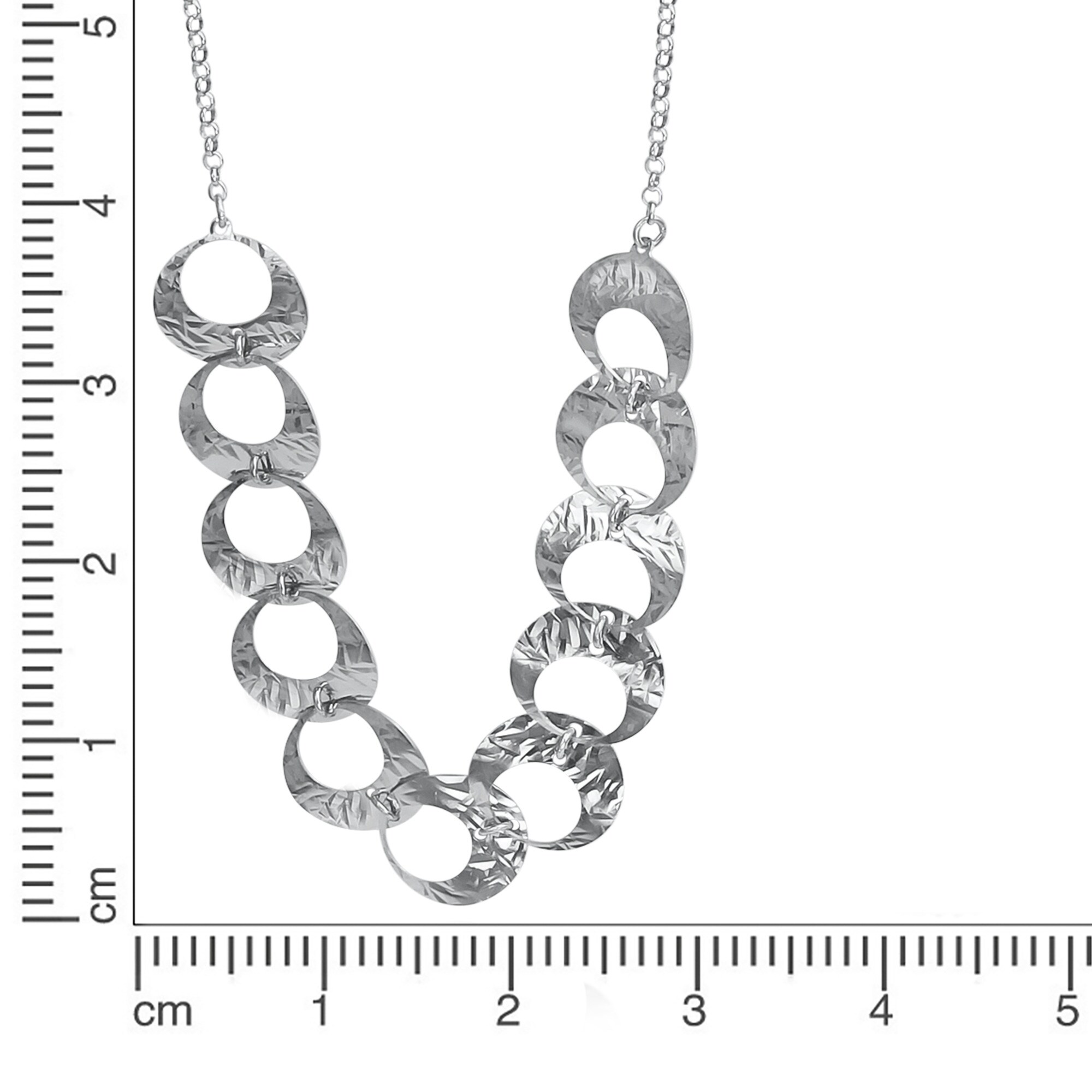 Celesta Silber Collier 925 Silber rhodiniert