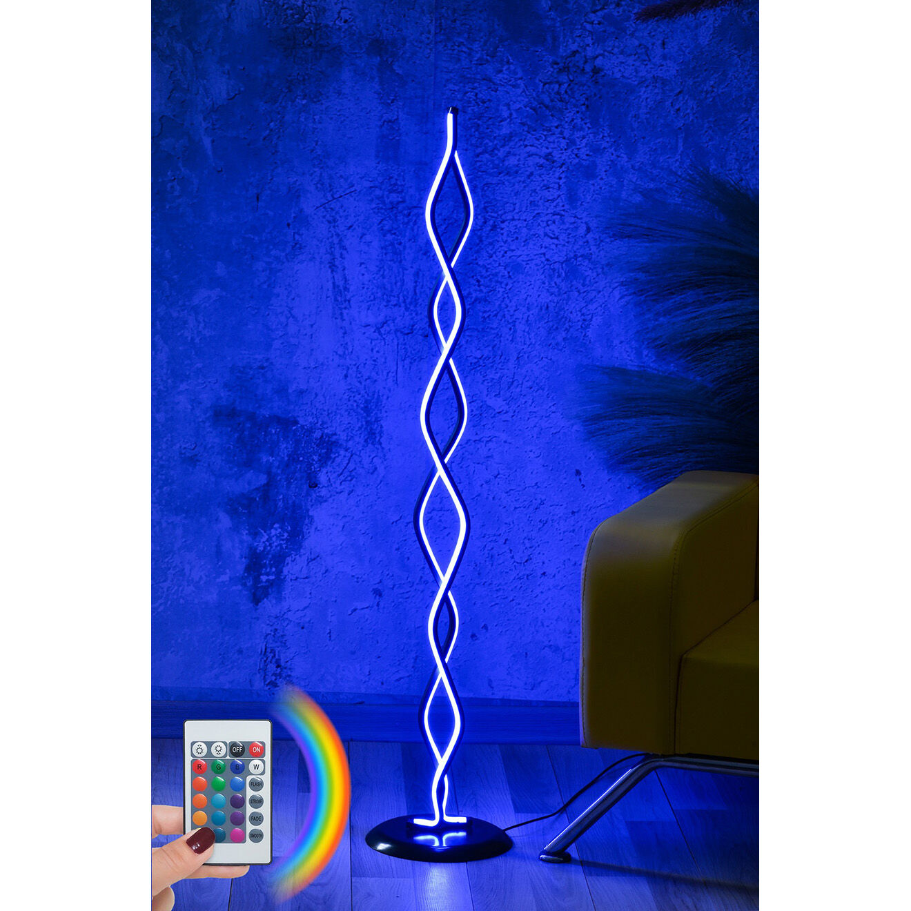 Sheen Lampadaire Catena multicolore - 25x25x120 cm