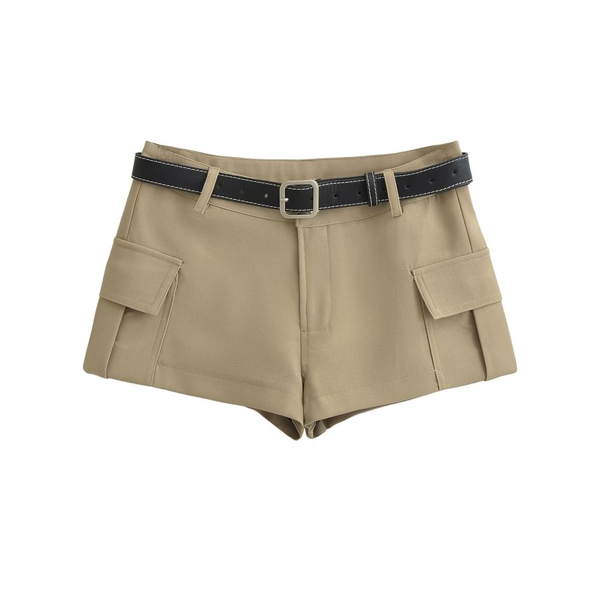 Avauntgardo - Low Rise Plain Cargo Hotpants