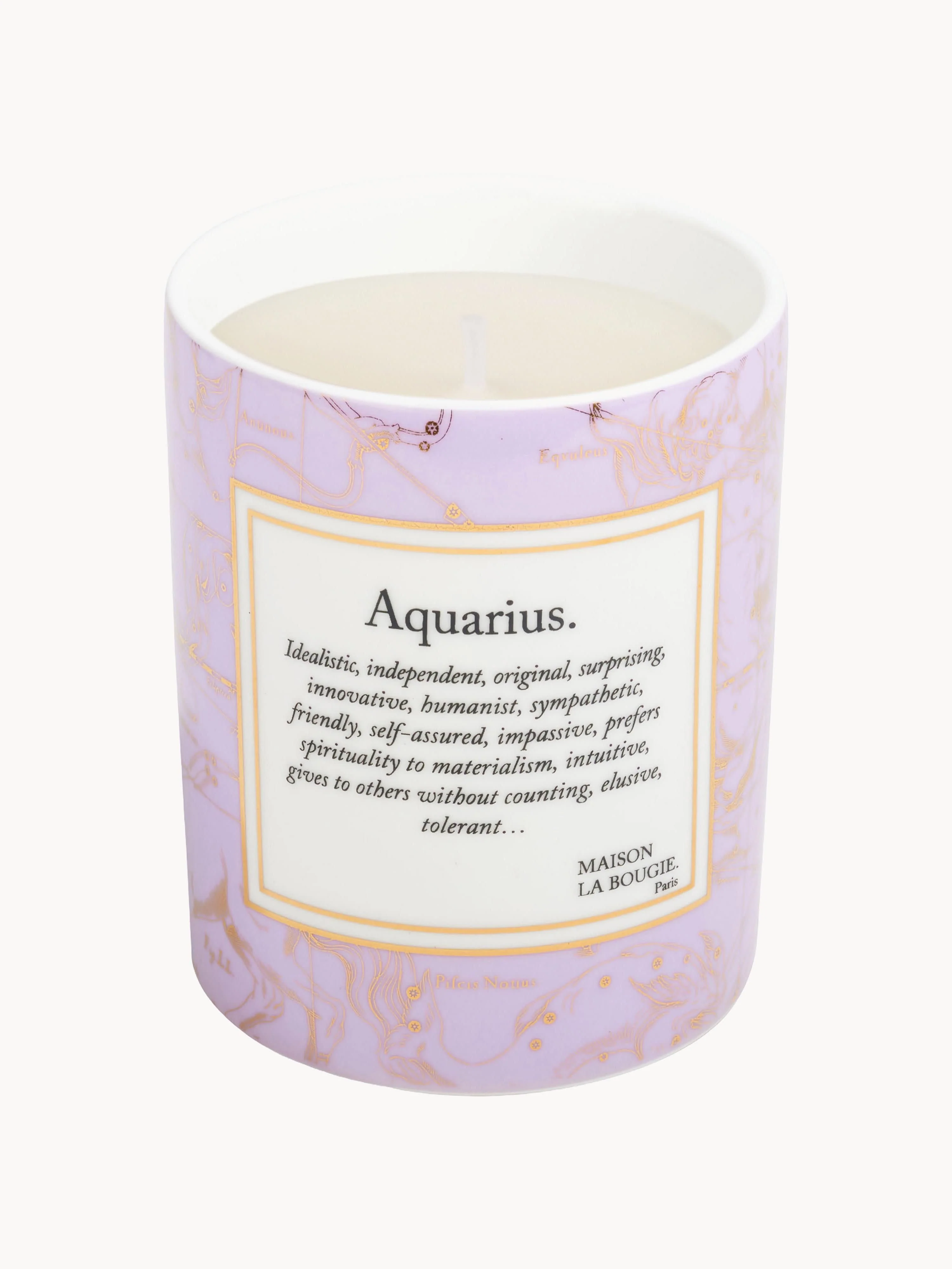 Handgemaakte geurkaars Aquarius (wierook & patchoeli)