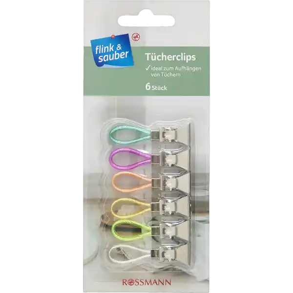 FLINK UND SAUBER TÜCHERCLIPS