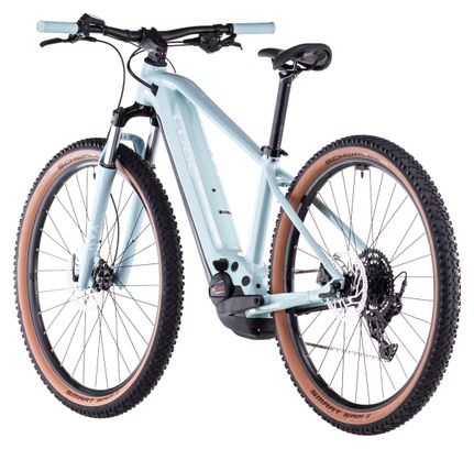 VTT Électrique Semi-Rigide Cube Reaction Hybrid Performance 500 Shimano Cues 9V 500 Wh 27.5'' Bleu Sky Light 2025