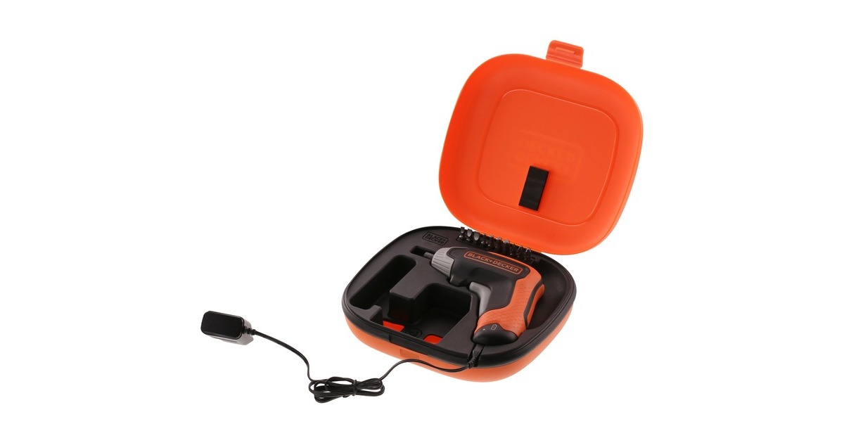 BLACK+DECKER3,6V Lithium-ion RAPID DRIVER accuschroevendraaier schroefboor  (Oranje/zwart)
