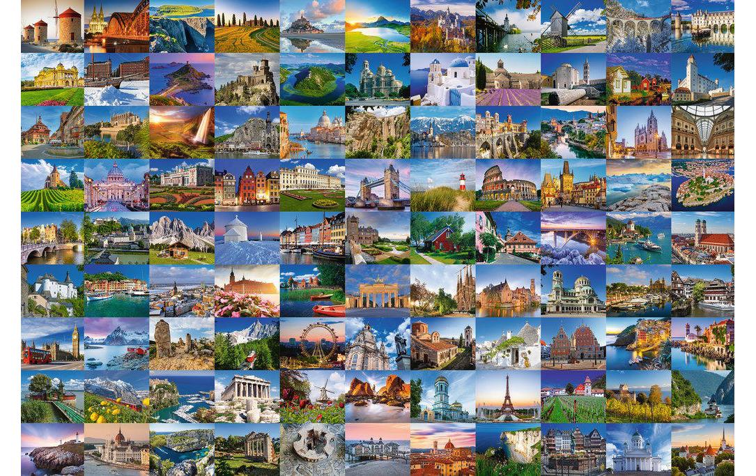 Puzzle 99 Beautiful Places in EuropePremium-Puzzle
