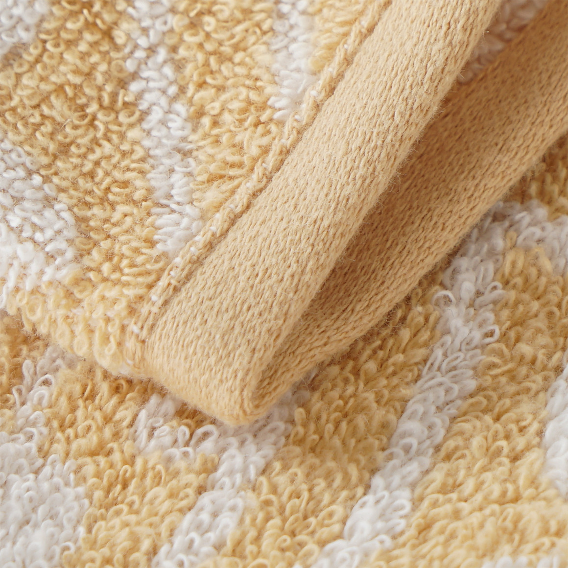 My Home Waschhandschuh mit orientalischem Muster hellgelb